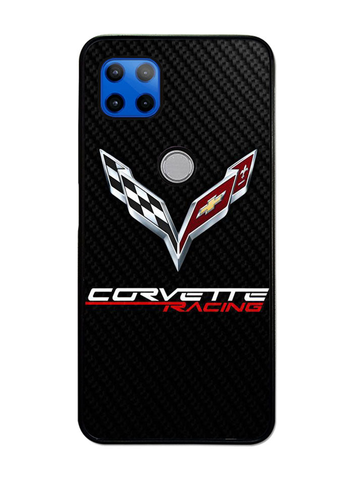 Corvette Logo Carbon 1st Motorola Moto G 5G Case , Moto One 5G Ace Case