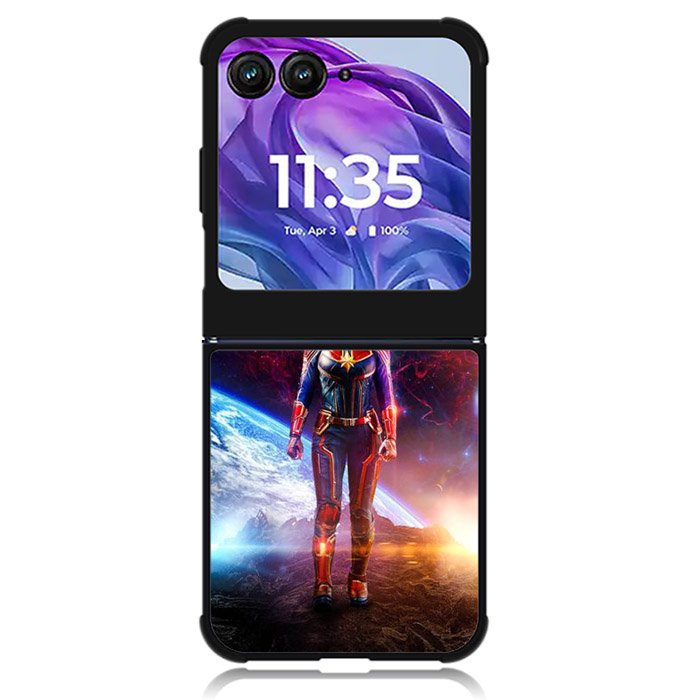 Captain Marvel Motorola Moto Razr Plus 2024 , Moto Razr+ 2024 Case OV1638