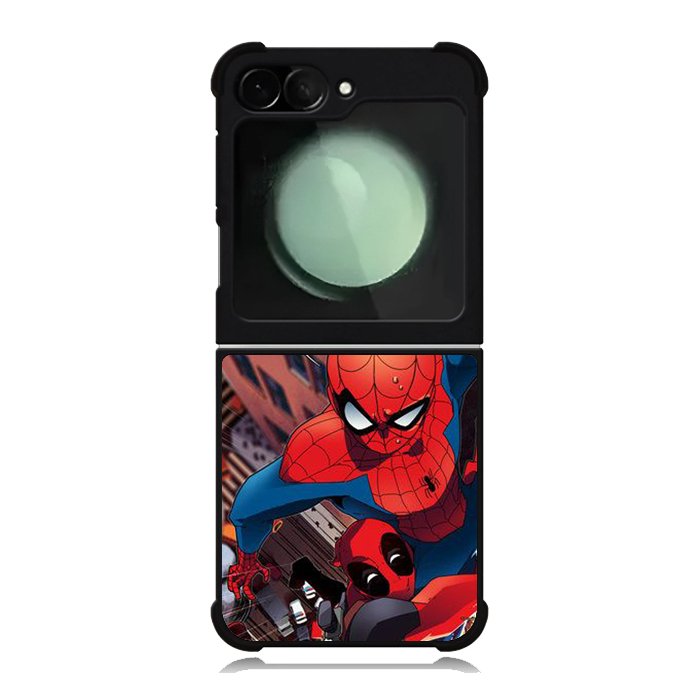 Spiderman and Deadpool funny Samsung Galaxy Z Flip 6 5G 2024 Case OV1644