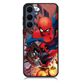 Spiderman and Deadpool funny Samsung Galaxy S25 FE Case OV1644
