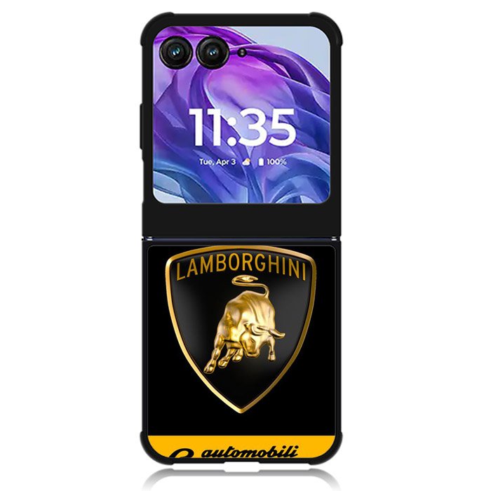Lamborghini Logo Motorola Moto Razr Plus 2024 , Moto Razr+ 2024 Case OV1660