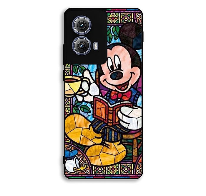 Stained Glass Disney Motorola Moto Edge 2024 Case OV2361