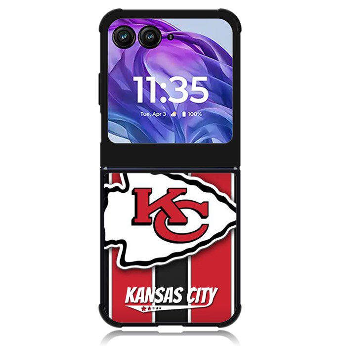 kansas city chiefs Motorola Moto Razr Plus 2024 , Moto Razr+ 2024 Case OV3617