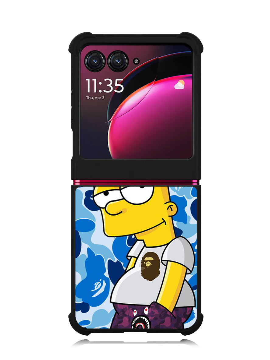 simpsons Motorola Moto Razr Plus 2023 , Moto Razr+ 2023 Case OV2565