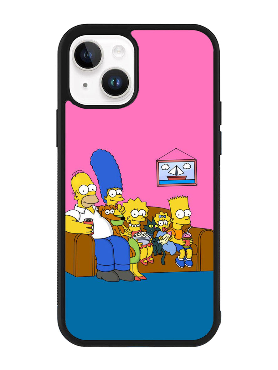 simpsons iPhone 14 Plus Case QC7362