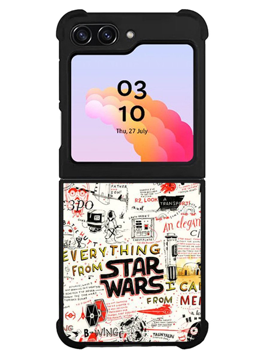 star wars Samsung Galaxy Z Flip 5 5G 2023 Case OV2360