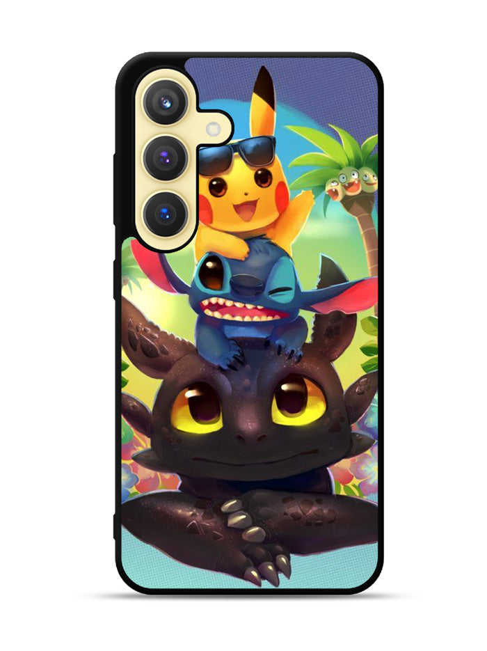 toothless and pikachu Samsung Galaxy S25 Plus 5G , Samsung Galaxy S25+ 5G Case OV1723