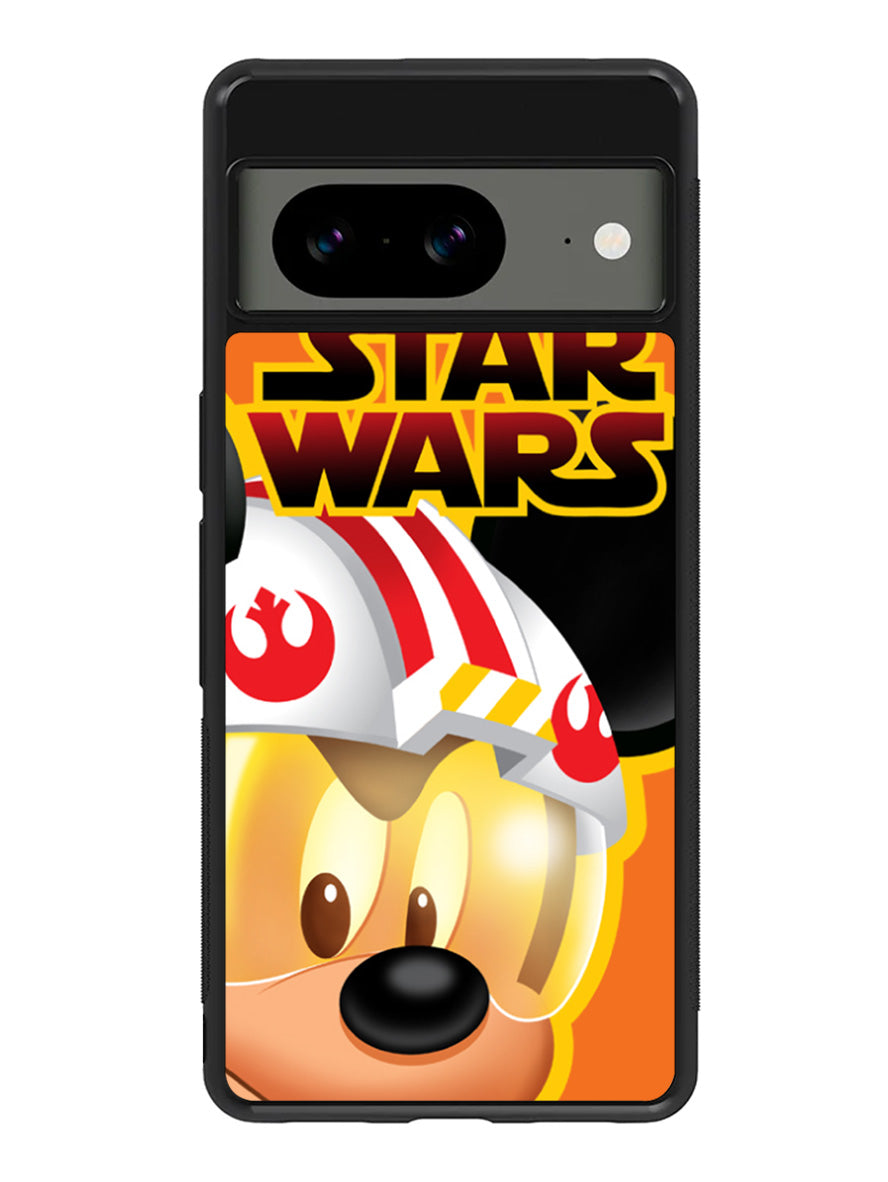 mickey mouse star wars Google Pixel 8A Case QC7307