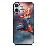 captain marvel iPhone 16 Plus Case QC4418