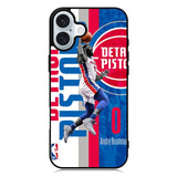 Detroid pistons iPhone 16 Case QC4649