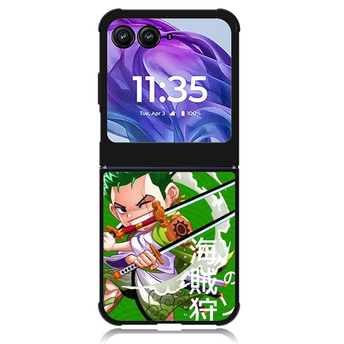 zoro one piece Motorola Moto Razr Plus 2024 , Moto Razr+ 2024 Case OV7340