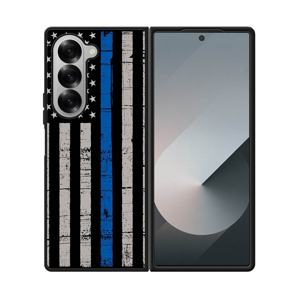 Blue Line Flag Samsung Galaxy Z Fold 7 5G Case OV7287