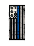 Blue Line Flag Samsung Galaxy S23 Ultra 5G Case QC7287