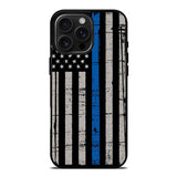 Blue Line Flag iPhone 16 Pro Case OV7287