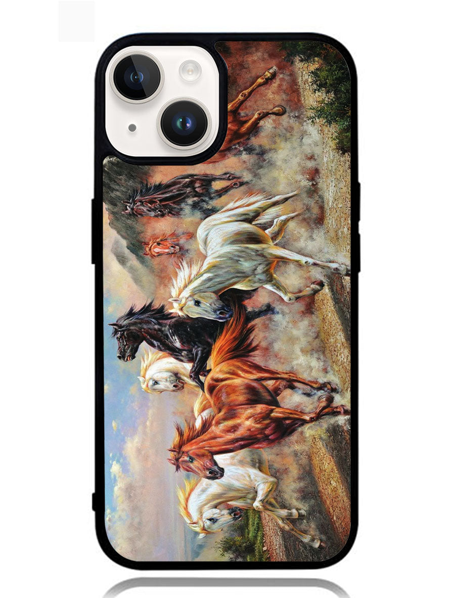 Horses Running iPhone 14 Plus Case OV3473