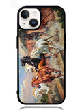 Horses Running iPhone 14 Plus Case OV3473