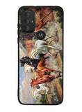 Horses Running 1st Motorola Moto G Pure 2021 , Moto G Power 2022 Case