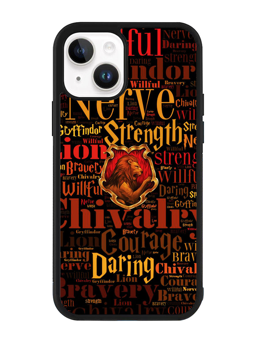 Harry Potter Gryffindor QUOTES iPhone 14 Case QC5152