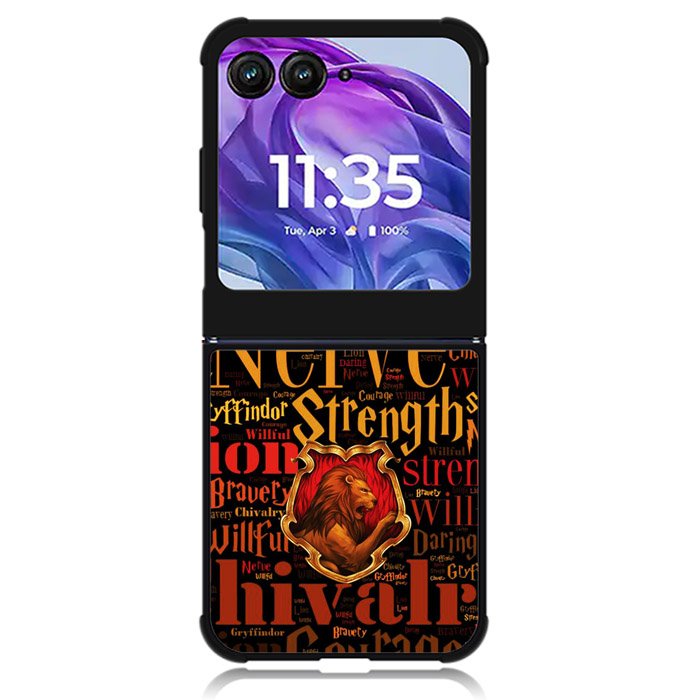 Harry Potter Gryffindor QUOTES Motorola Moto Razr Plus 2024 , Moto Razr+ 2024 Case OV5152
