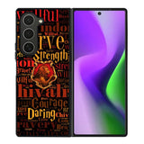 Harry Potter Gryffindor QUOTES Samsung Galaxy Z Fold 6 5G 2024 Case OV5152