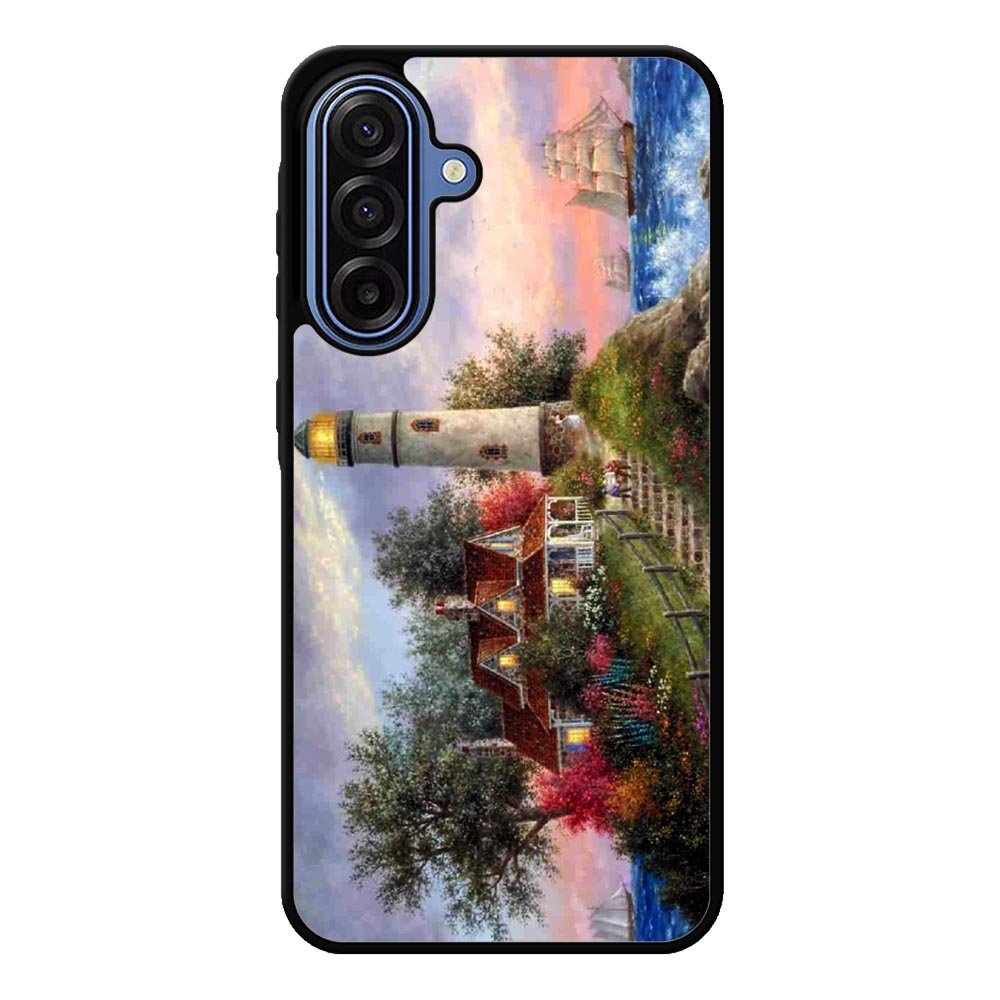 Lighthouse On Hill art Samsung Galaxy A17 Case