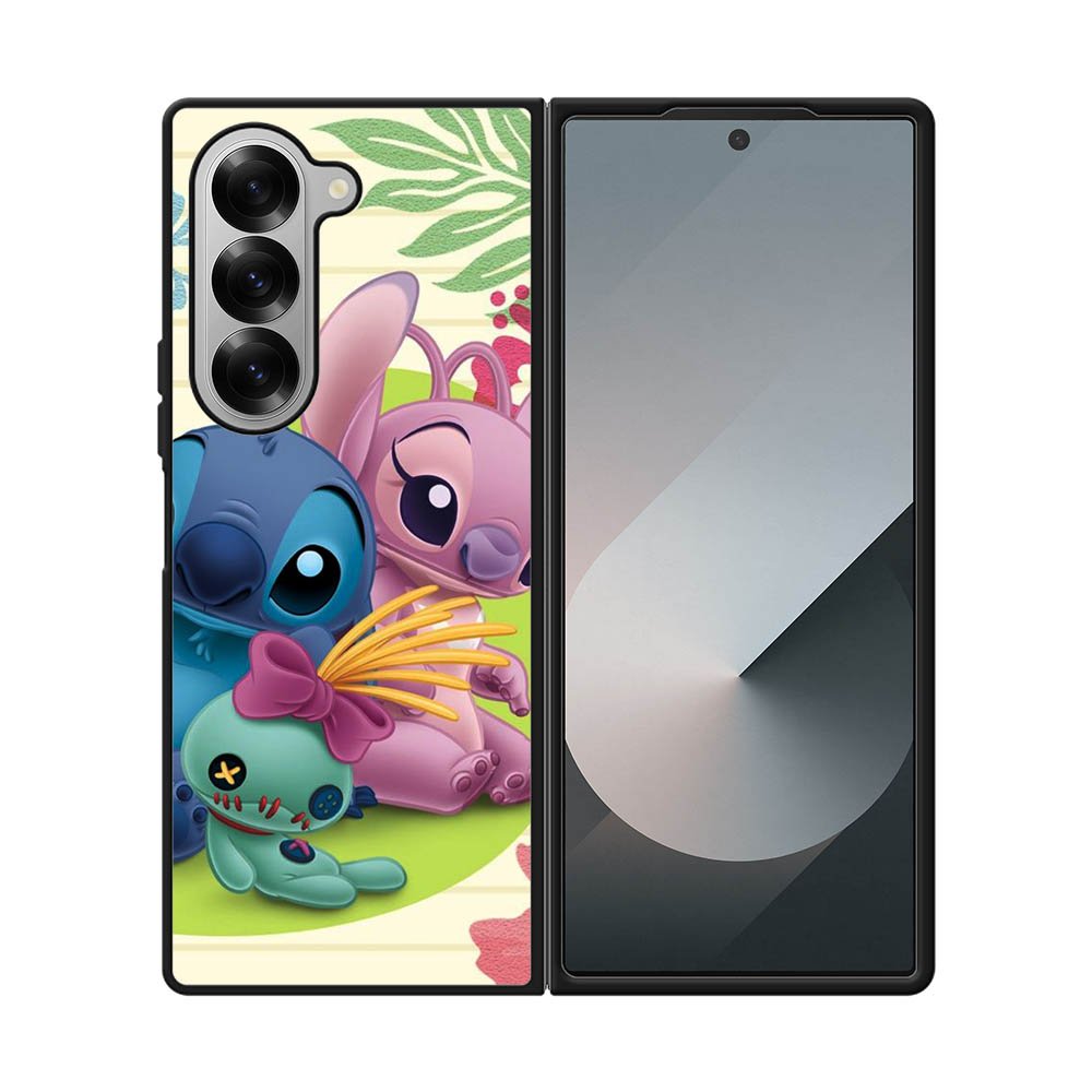 stitch and angel WALLPAPER Samsung Galaxy Z Fold 7 5G Case QC2337