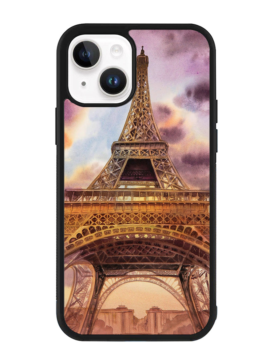 Eiffel Painting of Paris iPhone 14 Plus Case QC1767