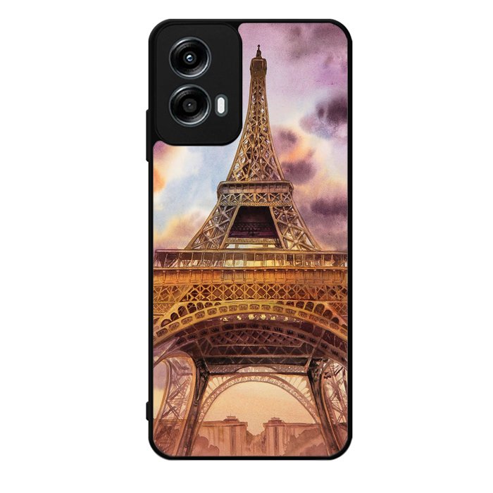 Eiffel Painting of Paris Motorola Moto G Play 2024 Case OV1767