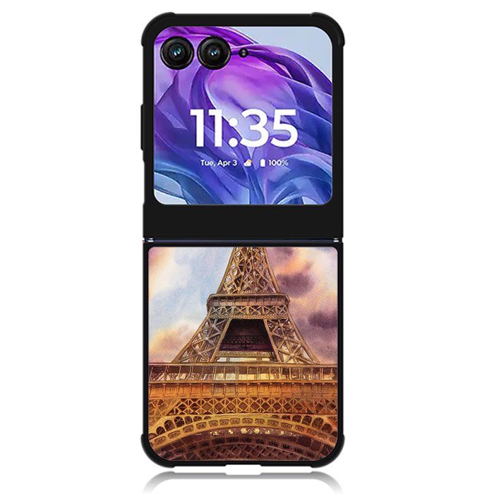Eiffel Painting of Paris Motorola Moto Razr Plus 2024 , Moto Razr+ 2024 Case OV1767