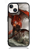 Red Dragon Wallpaper iPhone 14 Plus Case