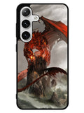 Red Dragon Wallpaper Samsung Galaxy S25 5G Case
