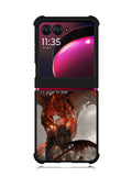Red Dragon Wallpaper Motorola Moto Razr Plus 2023 , Moto Razr+ 2023 Case