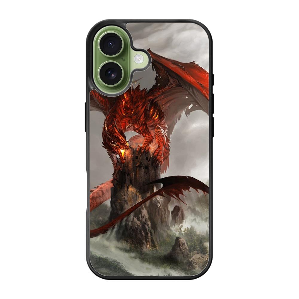 Red Dragon Wallpaper iPhone 17 Case