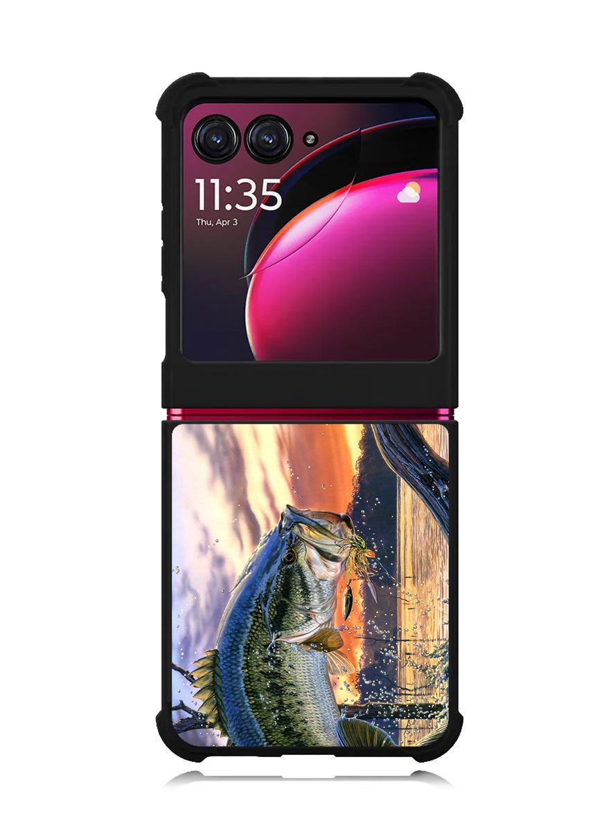 Bass Fishing 4th Motorola Moto Razr Plus 2023 , Moto Razr+ 2023 Case
