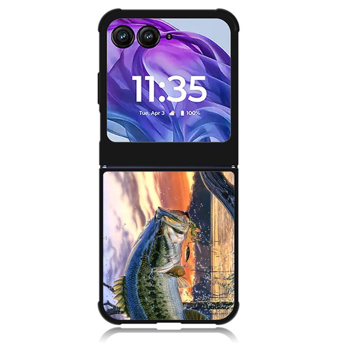 Bass Fishing 4th Motorola Moto Razr Plus 2024 , Moto Razr+ 2024 Case