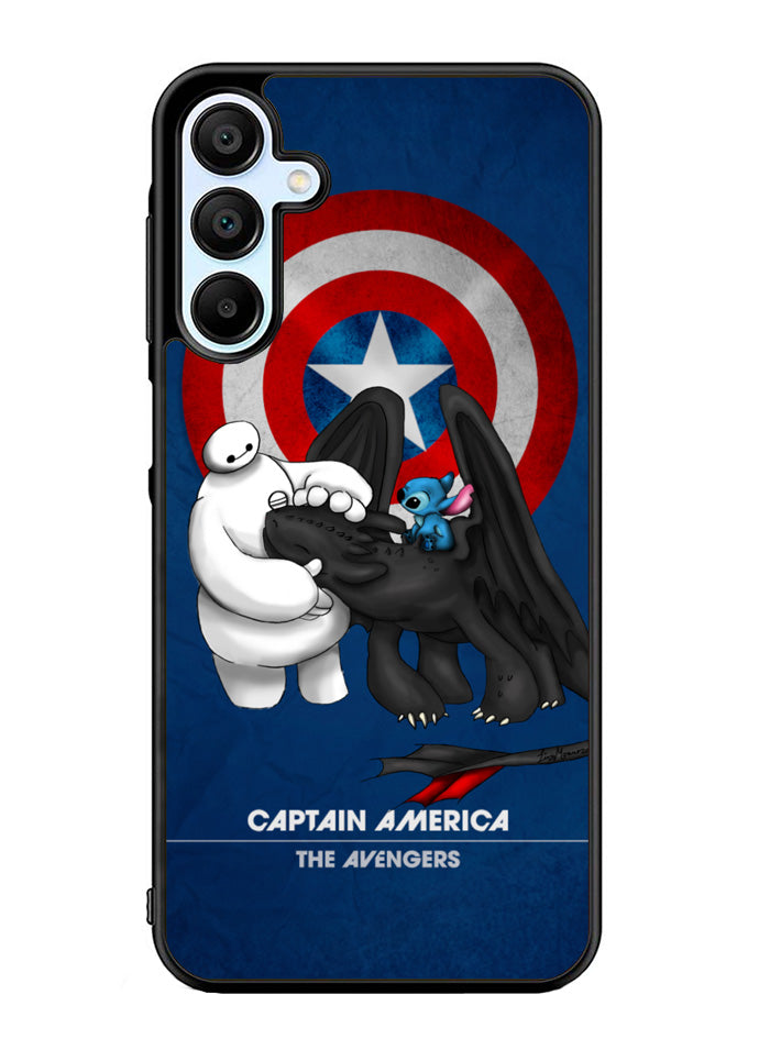 Stitch Baymax Toothless CAPTAIN AMERICA Samsung Galaxy A35 5G Case OV2340
