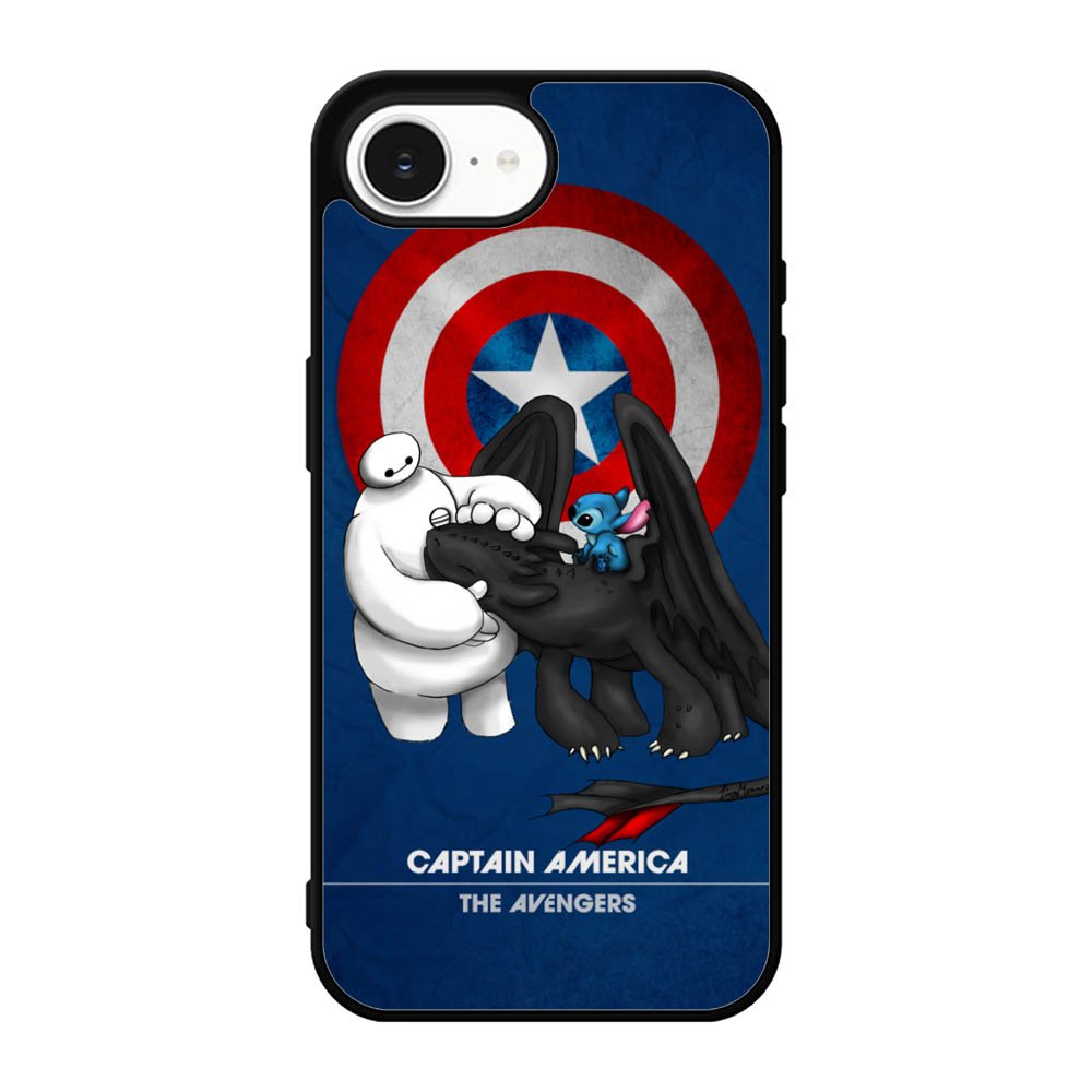 Stitch Baymax Toothless CAPTAIN AMERICA iPhone 17e Case OV2340