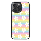 Rainbow Line Flower FORL0013 iPhone 15 Pro Max Case