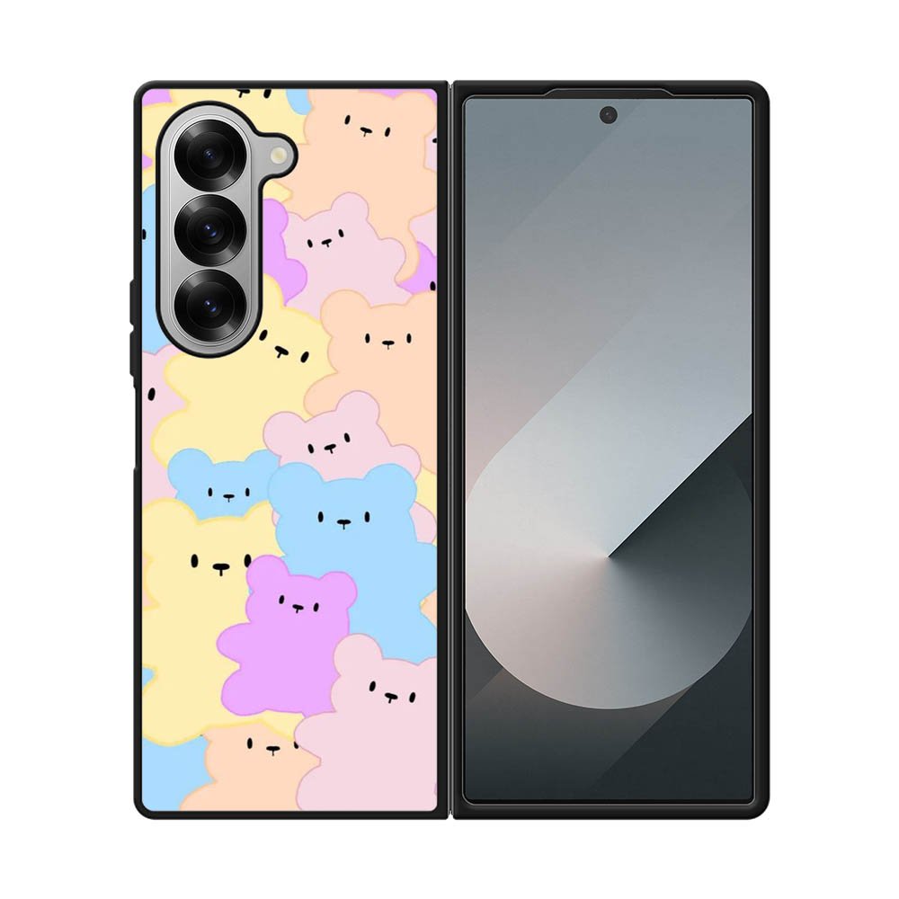 Bear Pastel FORL0063 Samsung Galaxy Z Fold 7 5G Case