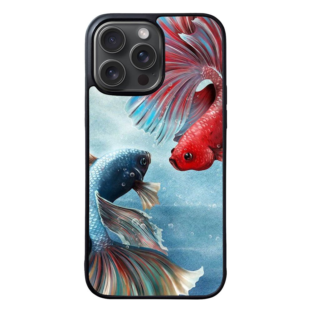 Blue Red Fish FORL0085 iPhone 15 Pro Max Case