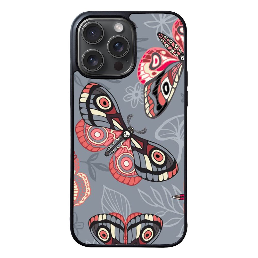 Skull Buterfly FORL0108 iPhone 15 Pro Max Case
