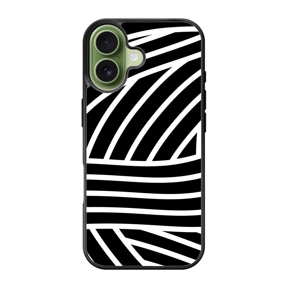 Black White FORL0114 iPhone 17 Case