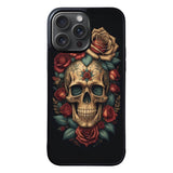 Skull Flowers FRL0170 iPhone 15 Pro Max Case