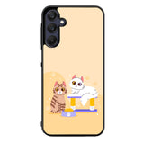 Duo Cute Cat FRL0258 Samsung Galaxy A15 A25 A35 A55 5G Case