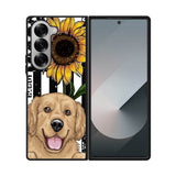 Buddy With Sunflower US Flag FRL0337 Samsung Galaxy Z Fold 7 5G Case