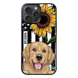 Buddy With Sunflower US Flag FRL0337 iPhone 15 Pro Max Case
