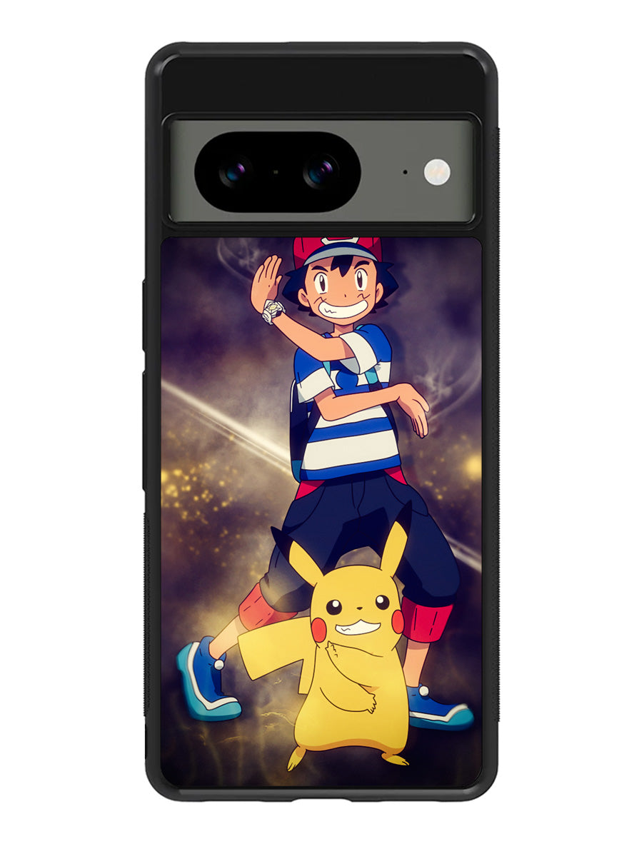 Pokemon Ash And Pikachu Google Pixel 8 Case QC9391