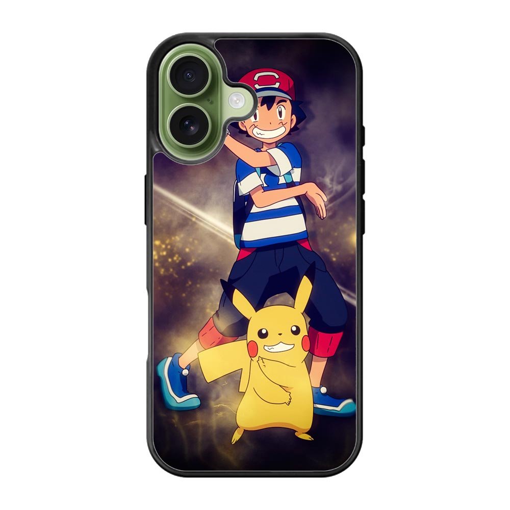 Pokemon Ash And Pikachu iPhone 17 Case OV9391