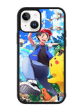 Pokemon Ash And Pikachu iPhone 14 Plus Case QC9392