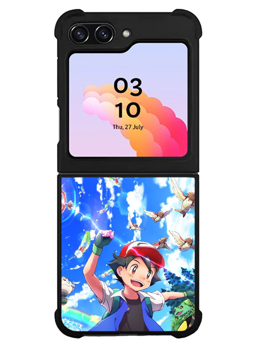 Pokemon Ash And Pikachu Samsung Galaxy Z Flip 5 5G 2023 Case OV9392